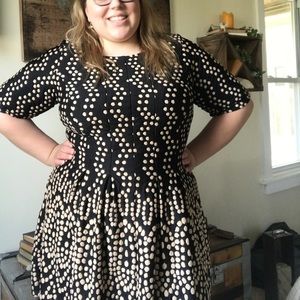 Black and Gold Dress